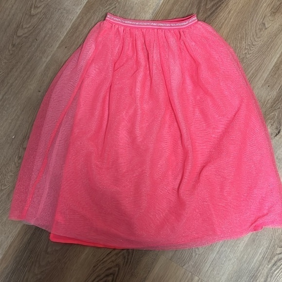 Cat & Jack Hot Pink Shimmer Long Skirt S(6/6X) - Picture 3 of 7